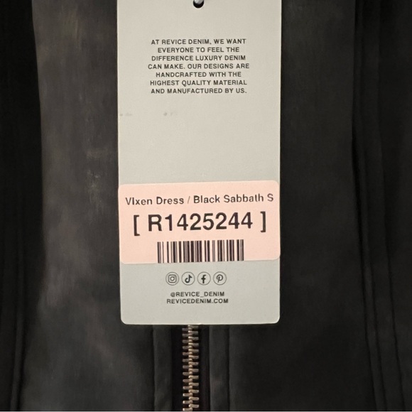 NWT Revice Vixen Blaxk Sabbath Dress Size Small - Picture 5 of 7